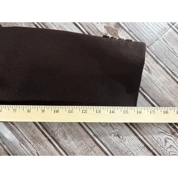 CANALI 100% Cashmere Jacket Blazer Sport Coat sz 54 R color brown made in Italy - Picture 8 of 11